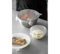MasterClass Set of 4 Airtight, Reusable Food Covers - 2 25x25cm & 2 15x15cm