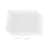 MasterClass Set of 4 Silicone Stretch Lids - Reusable Eco-Friendly Cling Film Alternatives