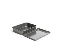 Masterclass Set Of Non-Stick Roasting Pan 34X26X7Cm, Baking Tray 35X25X2Cm
