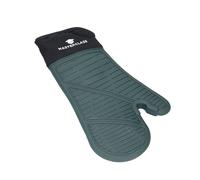 MasterClass Silicone Oven Gloves, Heat Resistant Mitts with One Size, Green
