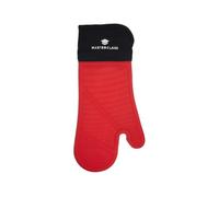 MasterClass Single Oven Glove, Silicone Oven Glove with Cotton Sleeve, Heavy-Duty, Ultimate Heat Protection, Stain Resistant & Machine Washable