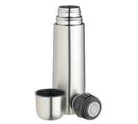 Stainless Steel 300ml Vacuum Flask Masterclass Silver One Size