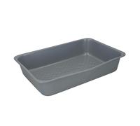 MasterClass Smart Ceramic Roasting Tins with PTFE, PFOA and BPA Free Non Stick Coating, Carbon Steel, Stackable Gift Boxed Set of 2 Large Deep Roaster Trays / Lid