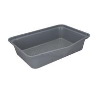 MasterClass Smart Ceramic Non-Stick Large Roasting Pan, 42.5cm x 31.5cm x 9.5cm, Sleeved in Grey | Size: 42.5 cm x 31.5 cm x 9.5 cm Masterclass Grey 42.5 cm x 31.5 cm x 9.5 cm