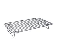 MasterClass Smart Ceramic Non-Stick Roasting & Cooling Rack with Folding Legs, Carbon Steel Bakeware Accessory for Roasting, Baking and Cooling, 35.5 x 23cm, PFAS-Free