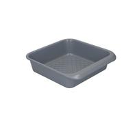 MasterClass Smart Ceramic Square Baking Tin with PTFE, PFOA and BPA Free Non Stick, Robust 1mm Thick Carbon Steel, 23cm (9 Inch) Stackable Cake Pan / Roasting Tray