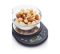 MasterClass Smart Space Electric Stainless Steel Kitchen Weighing Scales in Black Masterclass Black