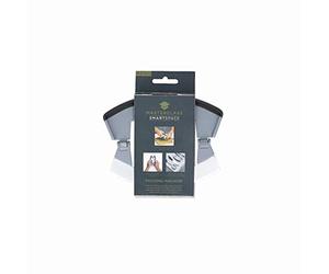 MasterClass Smart Space Folding Mezzaluna Herb Chopper, Stainless Steel/Plastic, Grey, 15.5 x 12.5 cm