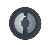 MasterClass Smart Space Three-in-One Saucepan Lid - Black - Silicone - Saucepan