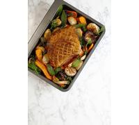 MasterClass Smart Stack Non-Stick 41cm x 33cm Roasting Tin in Grey | Size: 41 cm x 33 cm Masterclass Grey 41 cm x 33 cm