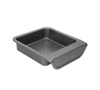 MasterClass Smart Stack Square Baking Pan - Grey - Carbon Steel - Baking Tin