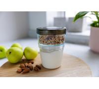 MasterClass Snap Yoghurt & Granola Breakfast Pot in Clear Masterclass Clear