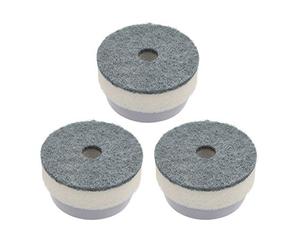 MasterClass Spare Cleaning Sponges / Washing Up Sponges for Soap Dispensing Dish Brush (MCSOAPDBRUSH) (Pack of 3)