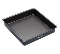MasterClass Square Sandwich Tray, Cake Tin with PTFE, PFOA and BPA Free Non Stick, Robust 1mm Thick Carbon Steel, Square, 20cm , Grey