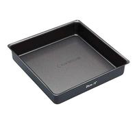 MasterClass Square Sandwich Tray, Cake Tin with PTFE, PFOA and BPA Free Non Stick, Robust 1mm Thick Carbon Steel, Square, 20cm , Grey