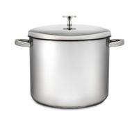 MasterClass Stainless Steel 11 Litre Stockpot - Silver - Stainless Steel - Stock Pot
