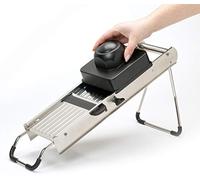 MasterClass Stainless Steel Mandoline Slicer Set (8-Piece), Silver