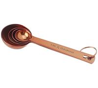 MasterClass Measuring Spoons Stainless Steel – Set of 4 – Copper Finish, Brown