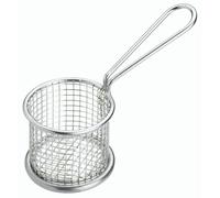 MasterClass Stainless Steel Mini 8.5cm Frying Basket - Silver - Stainless Steel - Frying Basket