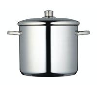 MasterClass Stainless Steel Stockpot 26cm (11 Litres), Labelled in Silver Masterclass Silver