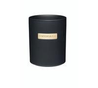 MasterClass Stoneware and Brass Effect Kitchen Utensil Holder - Black - Ceramic - Utensil Holder