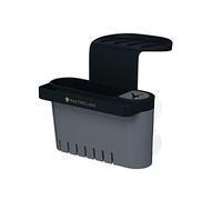 MasterClass Suction Sink Tidy, Plastic, Black / Grey, Adjustable Size