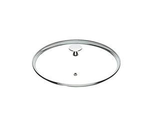 MasterClass Tempered Glass Saucepan Lid with Stainless Steel Handle, 24 cm (9.5")