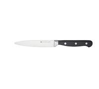 MasterClass Tipless Utility Knife with Rounded Blunt Tip End, Stainless Steel Kitchen Knife Ideal for Cutting, Chopping or Slicing, 12cm, Silver