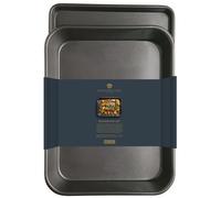 MasterClass Twin Pack Roasting Pan and Tray with Quantum II Non-Stick Coating