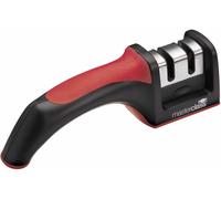 MasterClass 2-Stage Pull-Through Knife Sharpener and Honer, Black/Red