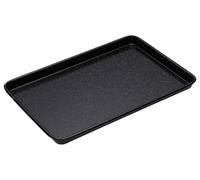 MasterClass Large Baking Tray, Scratch Resistant Vitreous Enamel And Induction Safe, 1 mm Thick Steel, 39 x 27 cm, Black