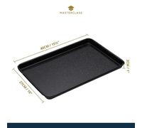 MasterClass Vitreous Enamel Baking Tray in Black Masterclass Black