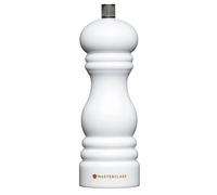 MasterClass Pepper Mill or Salt Grinder with Interchangeable Cap, White, 17cm