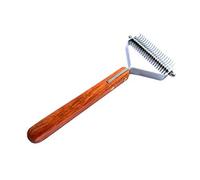 Masterclip 20 Teeth Wide Coat Rake for Dogs and Horses - Suitable for Dematting, Shedding, Thinning and Removing Excess Pet Hair