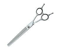 Masterclip Dog Grooming Scissors - 7" Reversible Fluffer Scissor - Hybrid Between a Thinning & Chunker Scissor - Suitable for Right & Left Handed Use