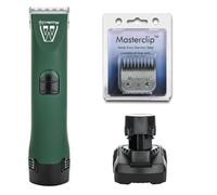 Masterclip Newfoundland Cordless Dog Clippers - Rechargeable Professional Grooming Set with 2 x Premium A5 Blades (10 & 4 Skip) - Suitable for Dogs with a Flat, Dense, Coarse, Double Coat