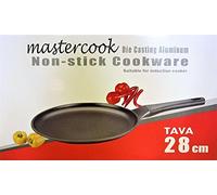 Mastercook Die Casting Aluminum Non-Stick Cookware TAVA Sizes 24CM 28CM (28CM)