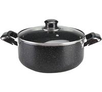 Mastercook Heavy Duty Non Stick Ceramic Coated Casserole with Glass Lid (28cm)