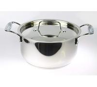 Mastercook Longlife Cookware Stainless Steel Casserole Heavy Duty Capsule Bottom (32 cm / 15.5 litres)