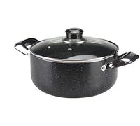 Mastercook Heavy Duty Non Stick Ceramic Coated Casserole with Glass Lid (36cm)