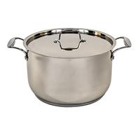 Longlife Cookware Mastercook Stainless Steel Casserole Heavy Duty Capsule Bottom (22cm / 4.2 Litres)
