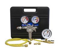 Mastercool 53010 HVAC Pressure Testing Kit | Includes Nitrogen Pressure Regulator, Charging Hose, Leak Testing Adapter, R410A Adapter, Blow Molded Case | Professional-Grade for Leak Testing