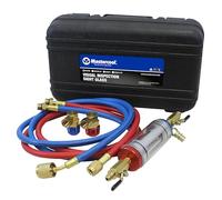 Mastercool 53376 R134a Visual Inspection Sight Glass with R134a Quick Couplers, Red/Blue, Extra Large