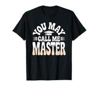 Mastered it You May Call Me Master Grad Cap Graduation 2025 T-Shirt