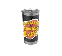 Mastered The Auditor Life Funny Auditor Saying Stainless Steel Insulated Tumbler