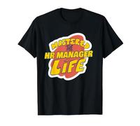 Mastered The HR Manager Life Funny HR Manager Saying Value Graphic T-Shirt, Men, Black, M