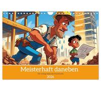 Masterfully off the mark - the funny side of craftsmanship UK-Version (Wall Calendar 2026 DIN A4 Landscape), CALVENDO 12 Month Wall Calendar