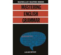 Mastering English Grammar: 33 (Macmillan Master Series)