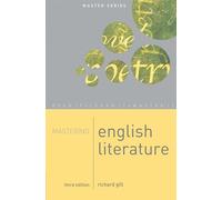 Mastering English Literature: Third Edition: 34 (Macmillan Master Series)