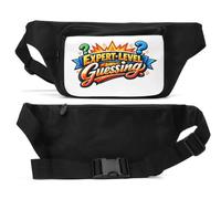 Mastering High-Level Guessing Skills Unisex Waist Bag Black